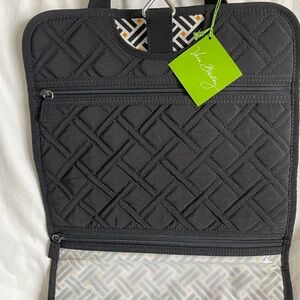 Vera Bradley Black Quilted Travel Organizer NWT